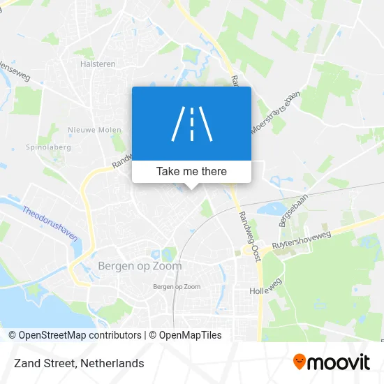 Zandstraat map