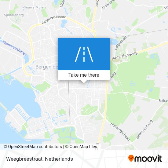 Weegbreestraat map