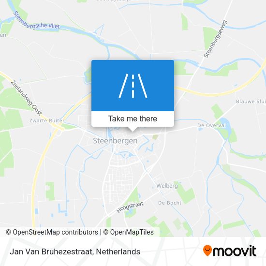 Jan Van Bruhezestraat map