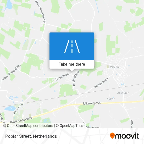 Populierstraat map