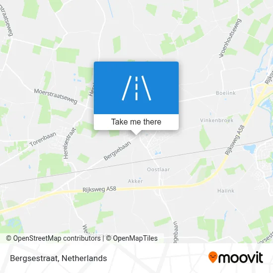 Bergsestraat map