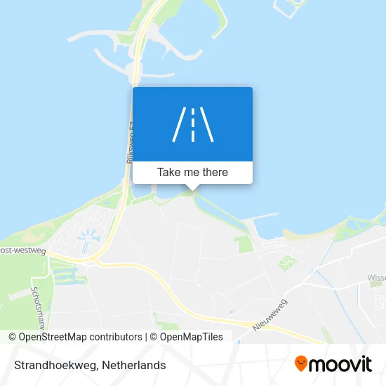 Strandhoekweg map