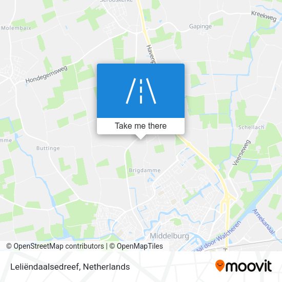 Leliëndaalsedreef map