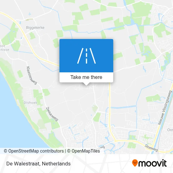 De Walestraat map
