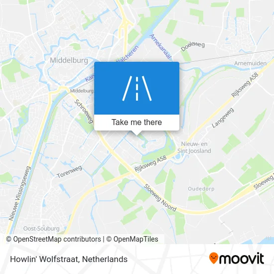 Howlin' Wolfstraat map