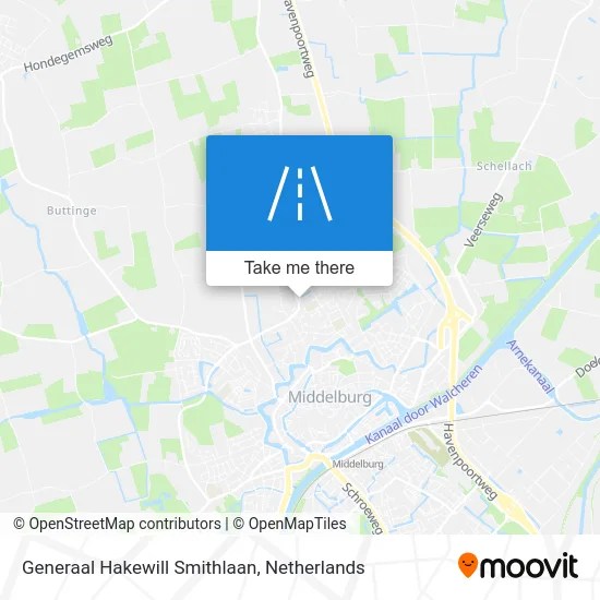 Generaal Hakewill Smithlaan map