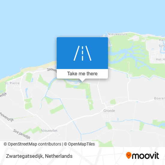 Zwartegatsedijk map