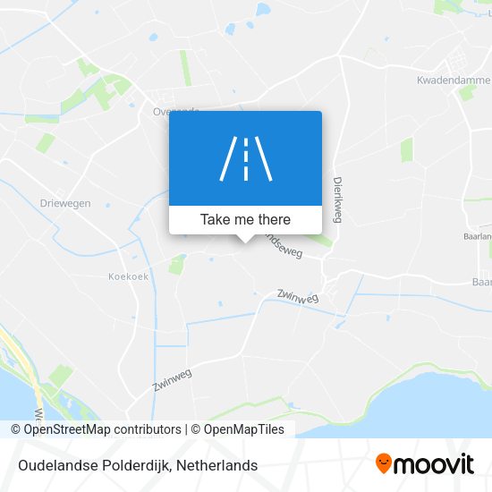 Oudelandse Polderdijk map