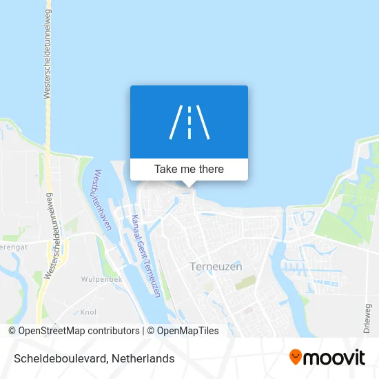 Scheldeboulevard map