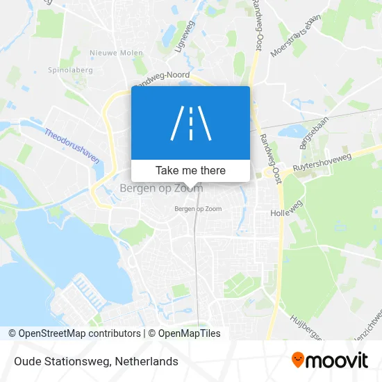 Oude Stationsweg map