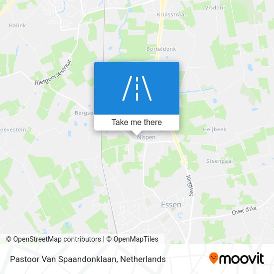 Pastoor Van Spaandonklaan map