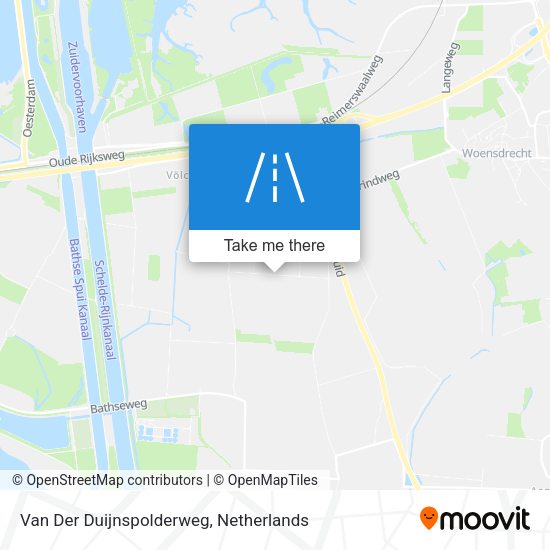 Van Der Duijnspolderweg map