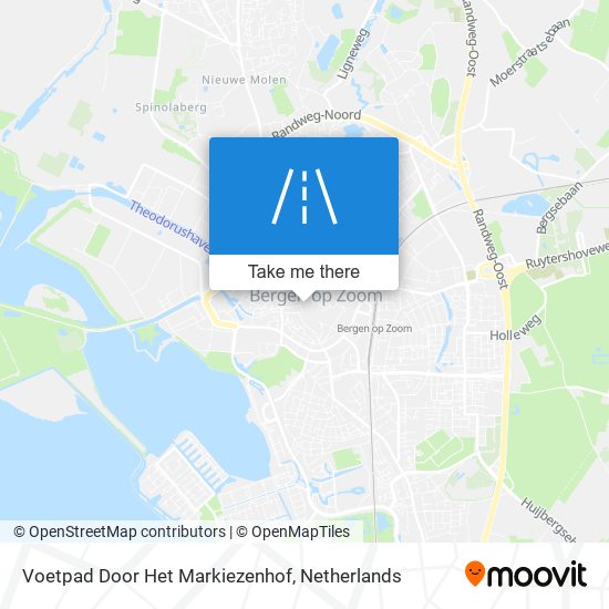 Voetpad Door Het Markiezenhof map