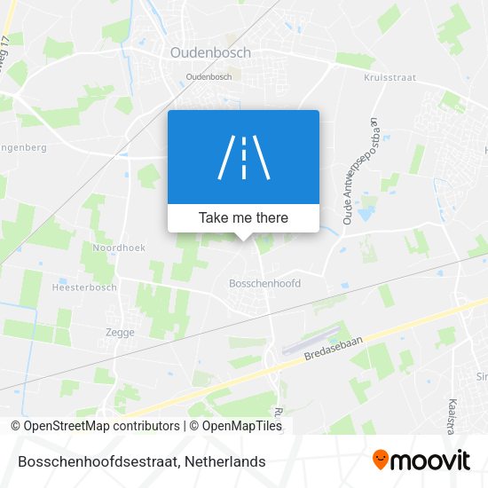 Bosschenhoofdsestraat map