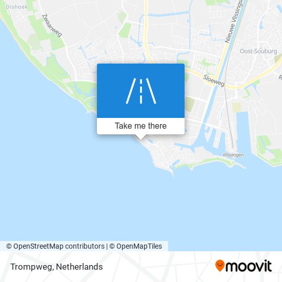 Trompweg map