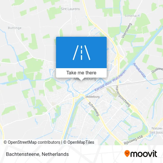 Bachtensteene map
