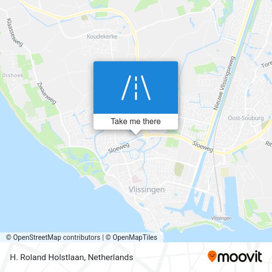H. Roland Holstlaan map