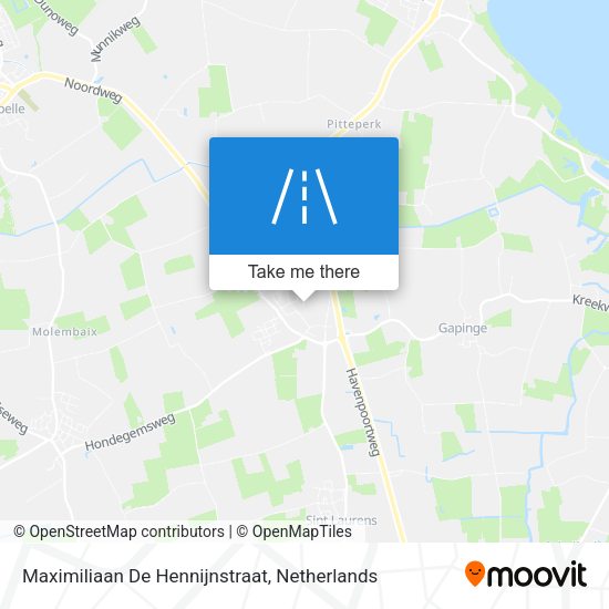 Maximiliaan De Hennijnstraat map