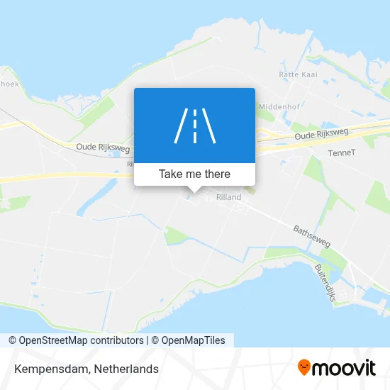 Kempensdam map