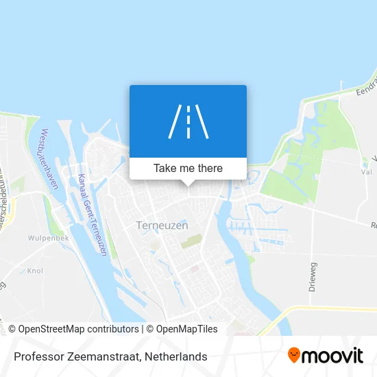 Professor Zeemanstraat map