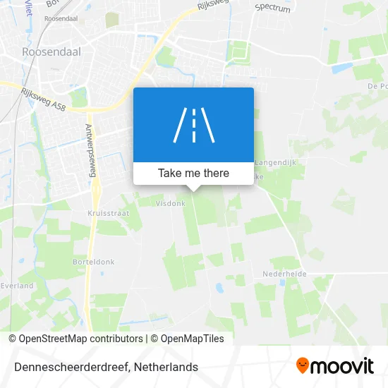 Dennescheerderdreef map