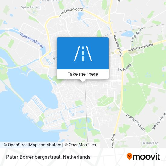 Pater Borrenbergsstraat map
