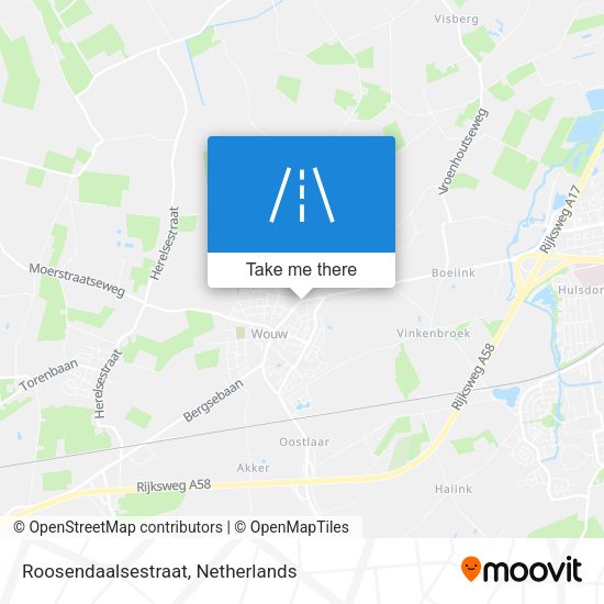 Roosendaalsestraat map