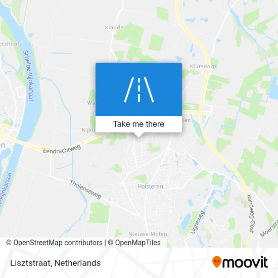 Lisztstraat map