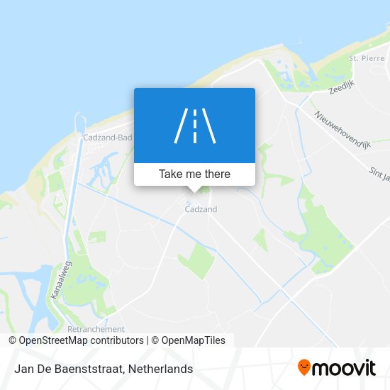 Jan De Baenststraat map