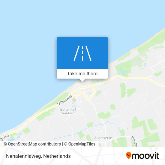 Nehalenniaweg map