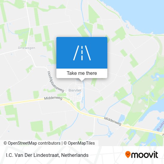 I.C. Van Der Lindestraat map