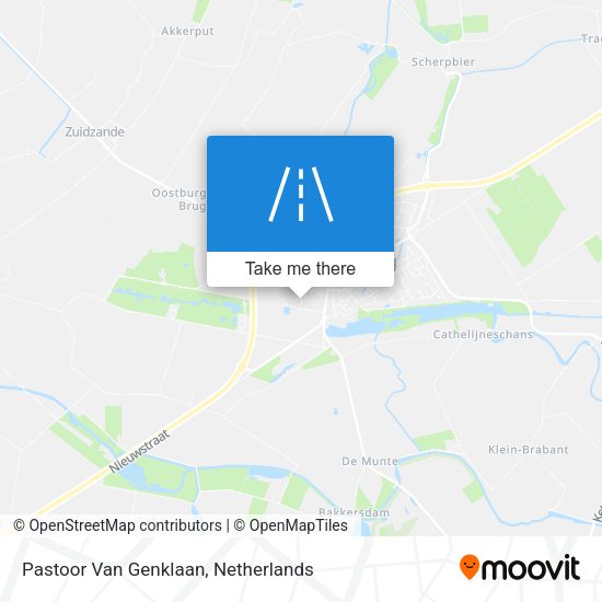 Pastoor Van Genklaan map