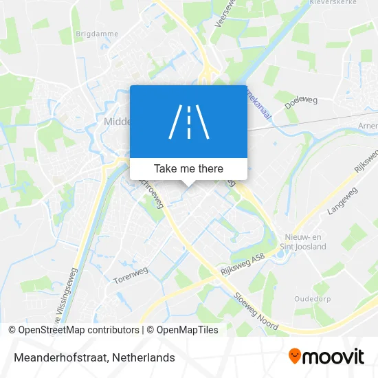 Meanderhofstraat map