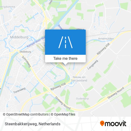 Steenbakkerijweg map