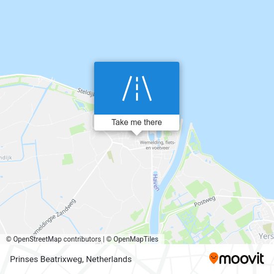 Prinses Beatrixweg map