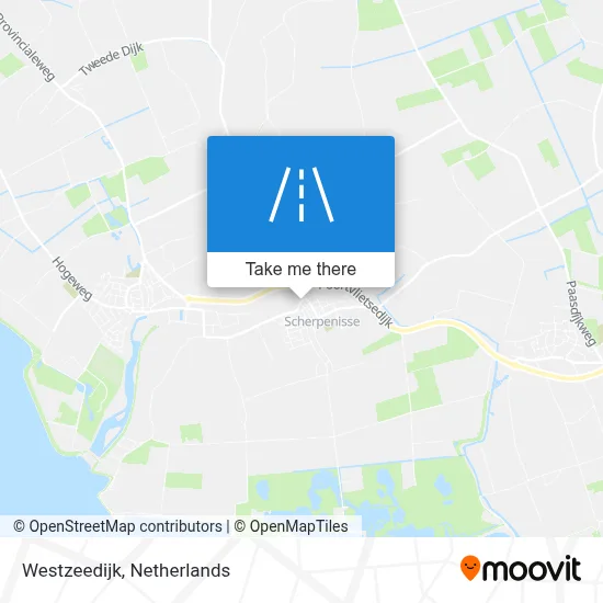 Westzeedijk map