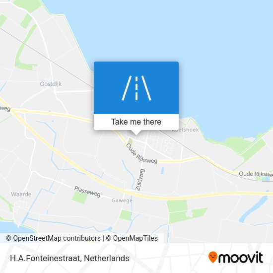 H.A.Fonteinestraat map