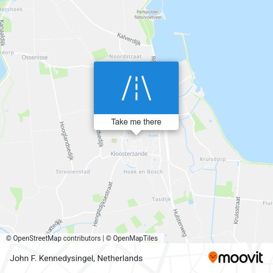 John F. Kennedysingel map