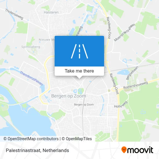 Palestrinastraat map