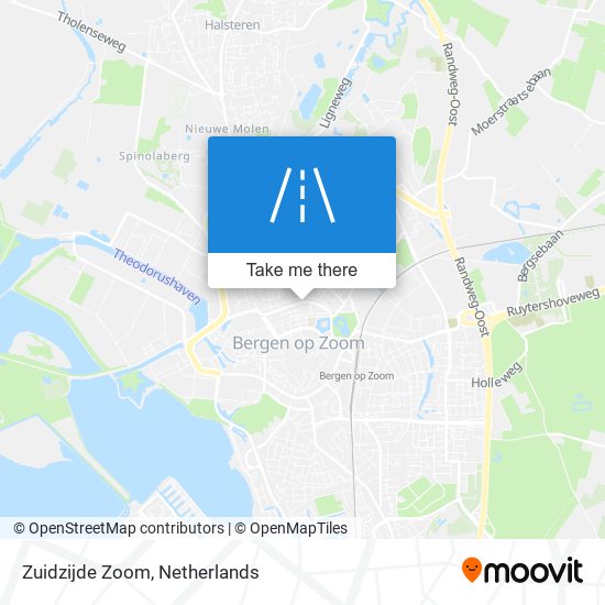 Zuidzijde Zoom map