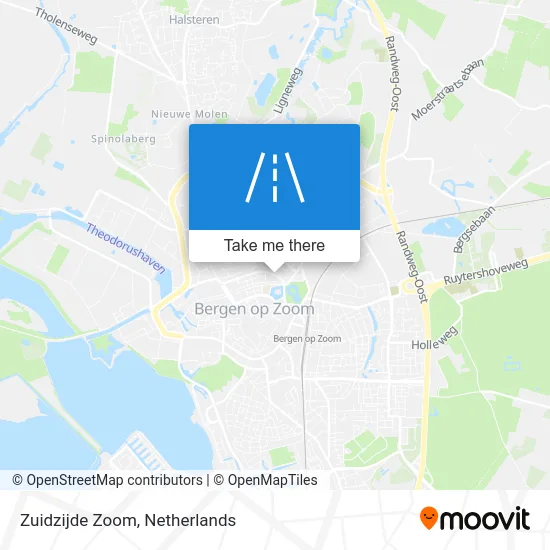 Zuidzijde Zoom map