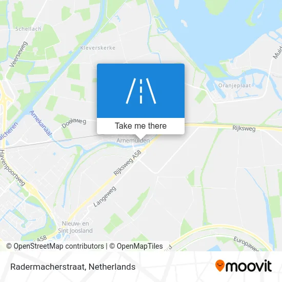 Radermacherstraat Karte