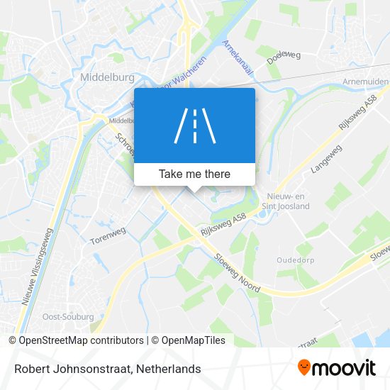 Robert Johnsonstraat map