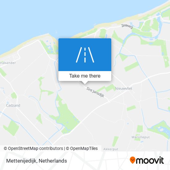 Mettenijedijk map