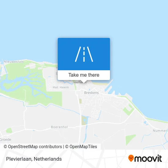 Plevierlaan map