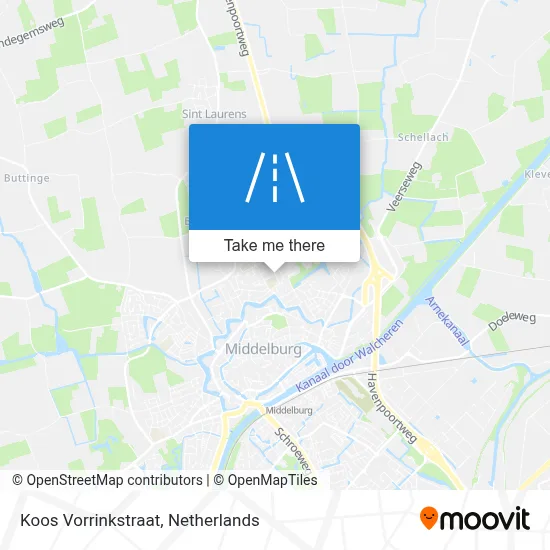 Koos Vorrinkstraat map