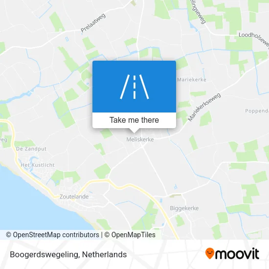 Boogerdswegeling map