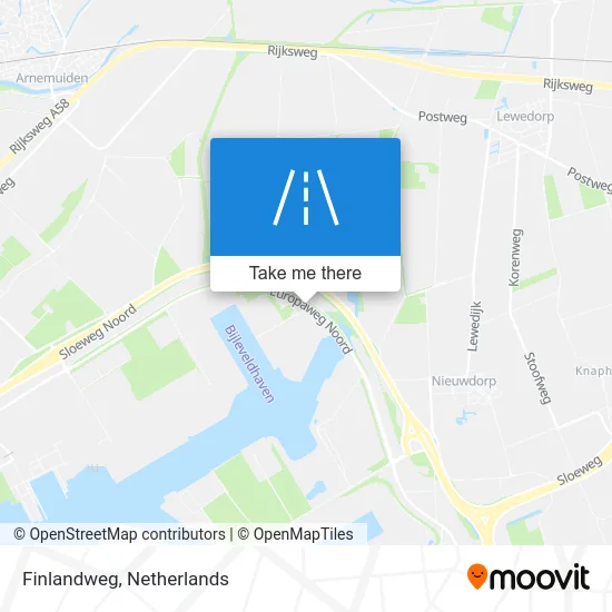 Finlandweg map