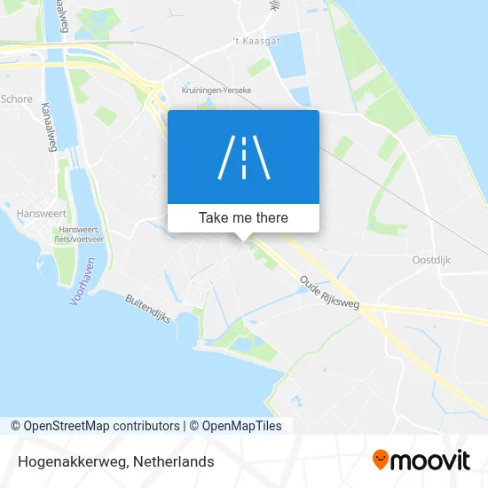 Hogenakkerweg Karte