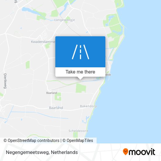 Negengemeetsweg map